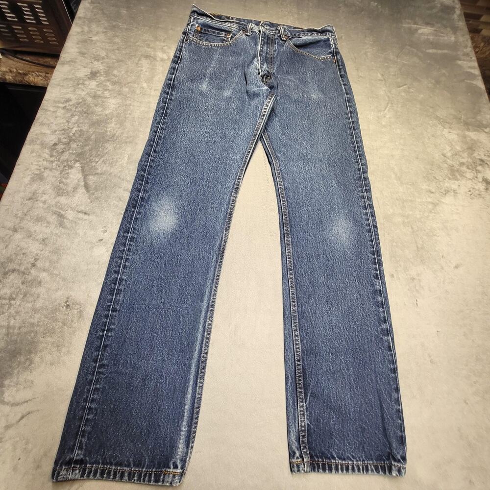 Levi Strauss & Co. Jeans Mens 34x34 Blue Straight Levi's 505 Medium Wash